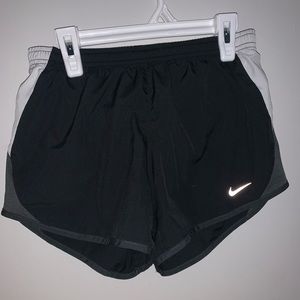 Black and grey Nike athletic shorts size xs